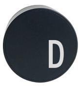 Design Letters Adapter - D - Svart