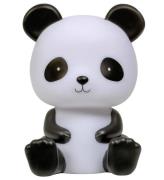 A Little Lovely Company Nattlampa - Panda - 19 cm - Svart/Vit