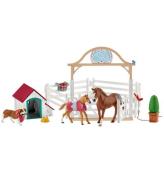 Schleich Horse Club - 64 cm - Hannahs gÃ¤sthÃ¤st m. Hund 42458