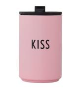Design Letters Thermo Cup - Kiss - Rosa