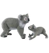 Schleich Wild Life - L: 13, 6 cm - Koala Mother and Baby