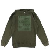 Add to Bag Hoodie - Army m. Tryck