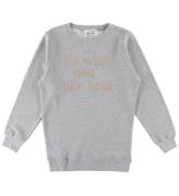 Add to Bag Sweatshirt - GrÃ¥ m. Tryck