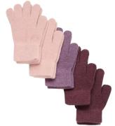 CeLaVi Handskar - Ull/Nylon - 5-pack - Misty Rose