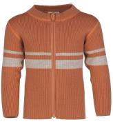 Voksi Cardigan - Ull - Rib - Sandsten Peach