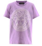 Versace T-shirt - Lila/Vit m. Tryck