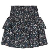 Designers Remix Kjol - Sandrine - Black Flower Print