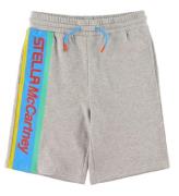 Stella McCartney Kids Sweatshorts - GrÃ¥melerad m. Rand