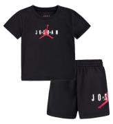 Jordan T-shirt/Sweatshorts - Svart