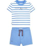 Tommy Hilfiger Set - T-shirt/Shorts - Essential Striped - Skysa