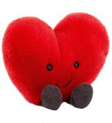 Jellycat Gosedjur - 20x17 cm - Amuseable RÃ¶d Heart