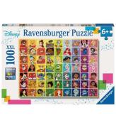 Ravensburger Pussel - 100 Delar - Disney Multi Character