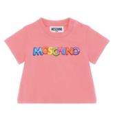 Moschino T-shirt - Rosa m. Tryck