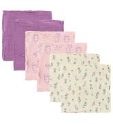 Pippi Muslinfiltar - 6-pack - 65x65 cm - OrkidÃ©