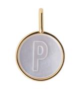 Design Letters HÃ¤nge Till Halsband - P - Pearl Gold