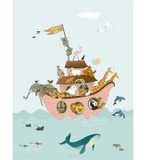 Vissevasse Affisch - 50x70 - Noahs ark