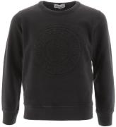 Stone Island Sweatshirt - Svart m. Logo