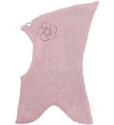 Racing Kids Balaclava - Ull/Bomull - Dubbel - Dusty Rose