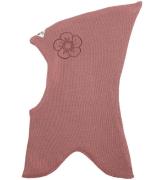 Racing Kids Balaclava - Ull/Bomull - Dubbel - Gammal Rose