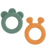 Done By Deer Bitring - 2-pack - Deer Friends - Mustard/Green