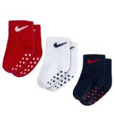 Nike Strumpor - 3-pack - University Red/MarinblÃ¥/Vit