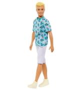 Barbie Docka - 30 cm - Fashionista Ken Blue Skjorta