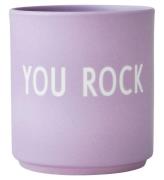 Design Letters Mugg - Favourite Cups - You Rock - Lavendel