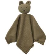 Liewood Snuttefilt - Stickat - Milo - Mr Bear Khaki