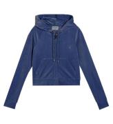 Juicy Couture Cardigan - Robertson - Velour - Blue Djup