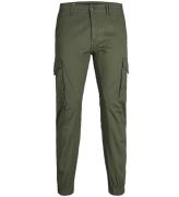 Jack & Jones Byxor - JpstPaul - Noos - Olive Natt