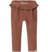 Lil' Atelier Leggings - NbfThora Slim - Carob Brown