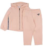 Emporio Armani Cardigan/Byxor - Rosa m. Logorand