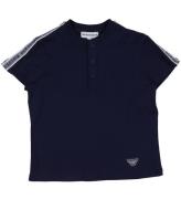 Emporio Armani T-shirt - MarinblÃ¥ m. Logorand