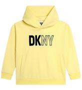 DKNY Hoodie - Straw Yellow m. Svart