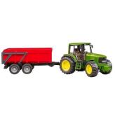 Bruder Traktor - John Deere 6920 m. Trailer - 02057