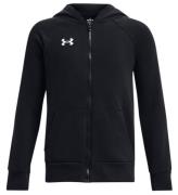 Under Armour Cardigan - Rival Fleece FZ - Svart