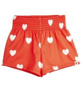 Mini Rodini Shorts - Hearts - RÃ¶d