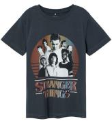 Name It T-shirt - NkmFritz Stranger Things - India Ink