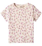 Wheat T-shirt - Manna - Shell Blommor