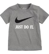 Nike T-shirt - Dark Grey Heather/Vit