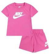 Nike Shortsset - Shorts/T-shirt - Lekfull Rosa