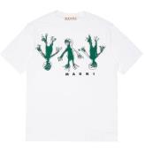 Marni T-shirt - Vit/GrÃ¶n