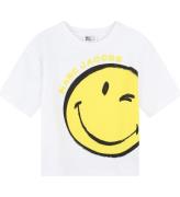 Little Marc Jacobs T-shirt - Vit/Gul m. Smiley