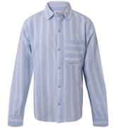 Hound Skjorta - Striped - Light Blue/White