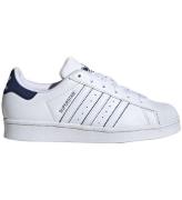 adidas Originals Skor - Superstar J - Vit/BlÃ¥