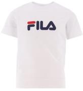 Fila T-shirt - Solberg - Bright White m. Tryck