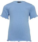 Sofie Schnoor T-shirt - Rib - Ljust Blue