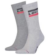 Levis Strumpor - 2-pack - Regular Fit - Grey Combo