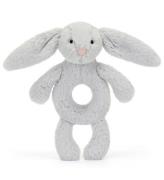 Jellycat Ringskallra - 18x8 cm - Bashful Bunny - Silver