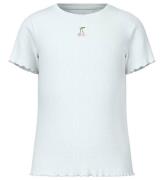 Name It T-shirt - Rib - NkfVivemma - Bright White m. Cherry